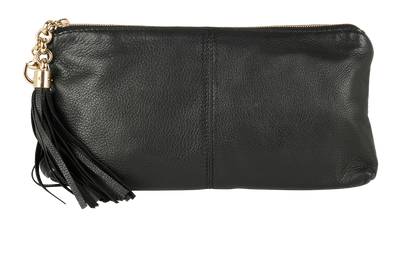 Sienna Tassel Clutch, front view